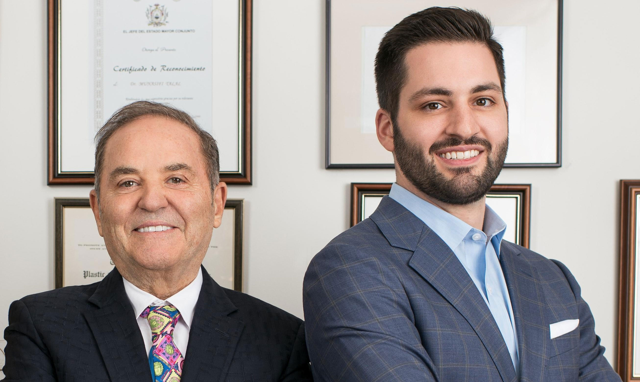 Photo of Dr. Talal Munasifi and Dr. James Economides