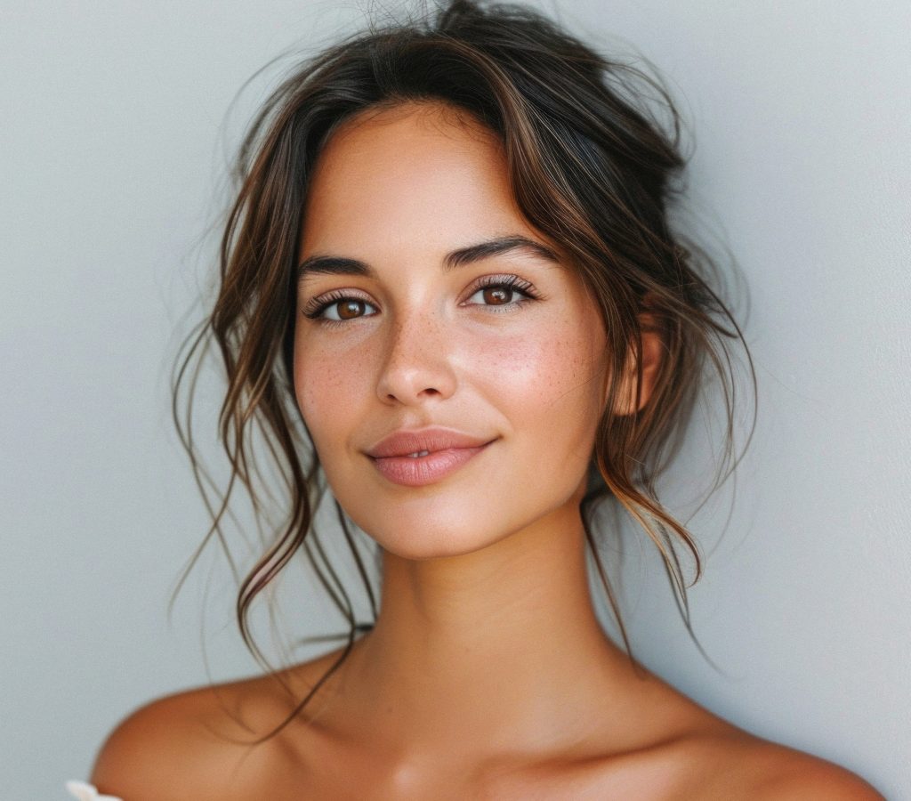 Photo of a woman with great skin after laser skin resurfacing treatments