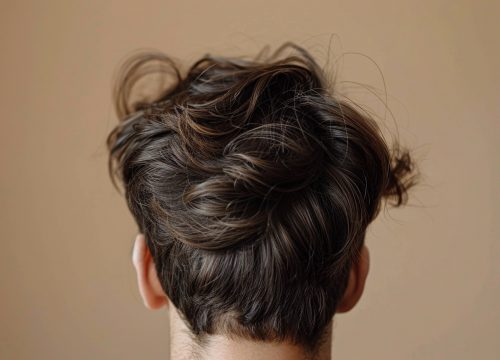 Photo of the back of man's head with a full head of hair after PRP for hair loss treatments