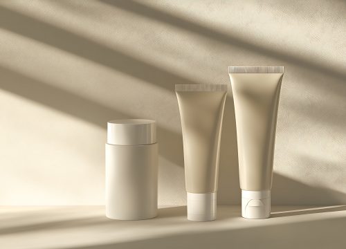 Photo of skin care products