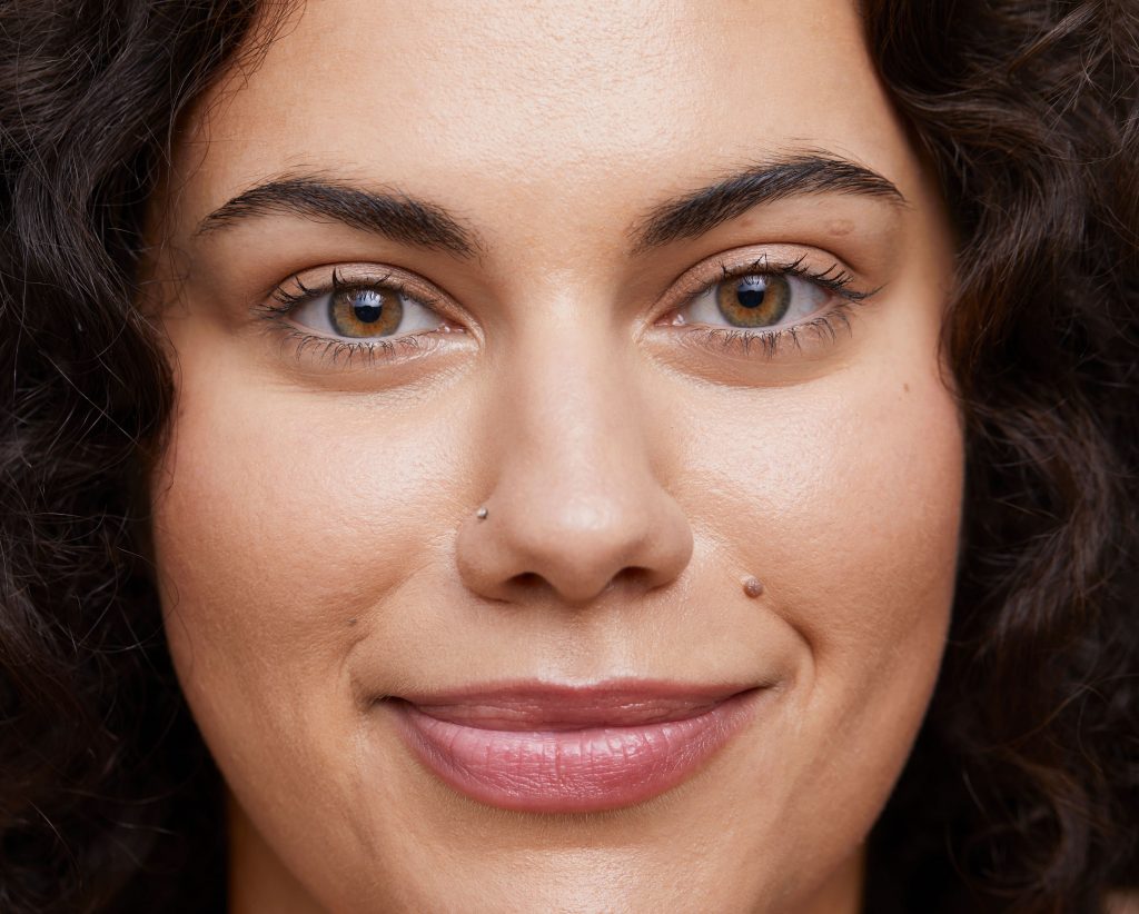 Photo of a woman with great skin