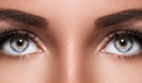 Photo of a woman's eyes and brows